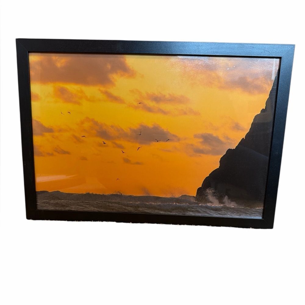 Oregon Sunset Framed Wall Art Justin August Photography 12x18
